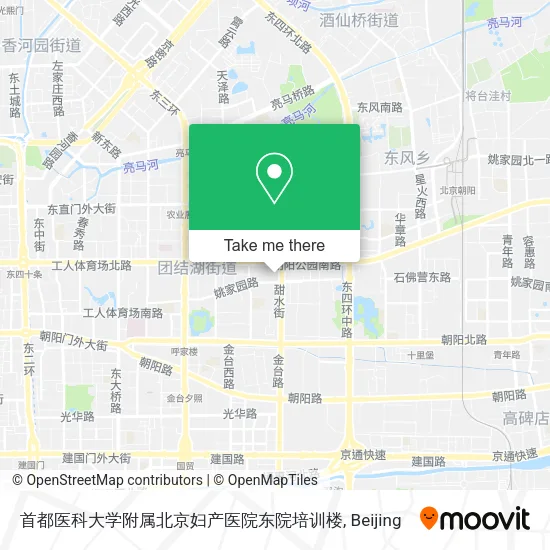 首都医科大学附属北京妇产医院东院培训楼 map