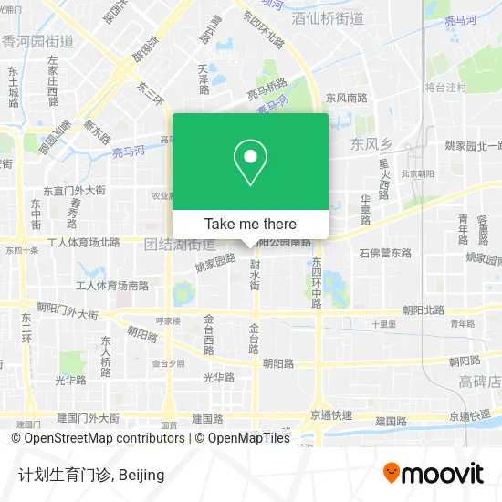 计划生育门诊 map