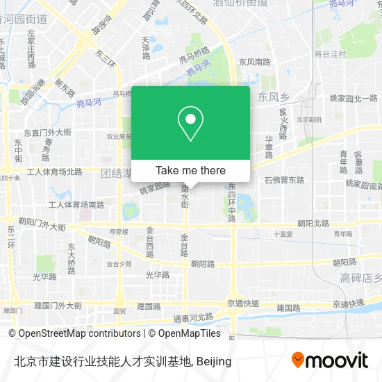 北京市建设行业技能人才实训基地 map