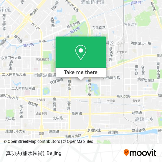 真功夫(甜水园街) map