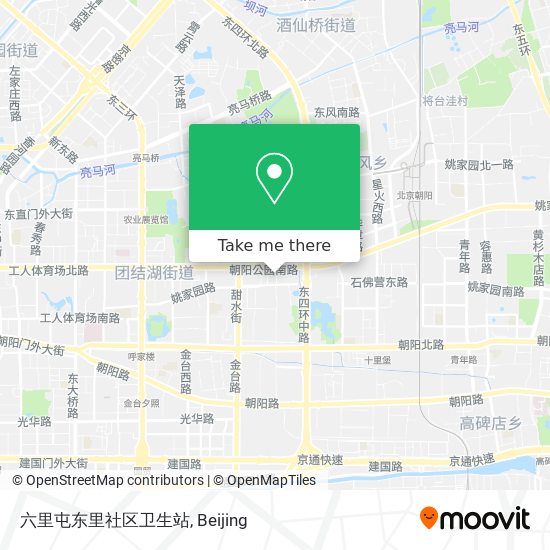 六里屯东里社区卫生站 map