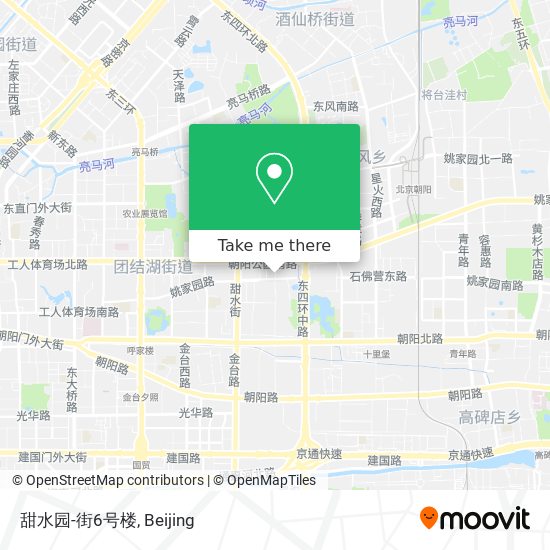 甜水园-街6号楼 map