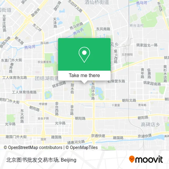 北京图书批发交易市场 map