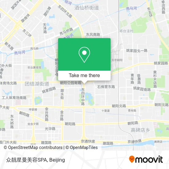 众靓星曼美容SPA map