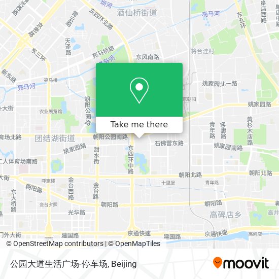 公园大道生活广场-停车场 map
