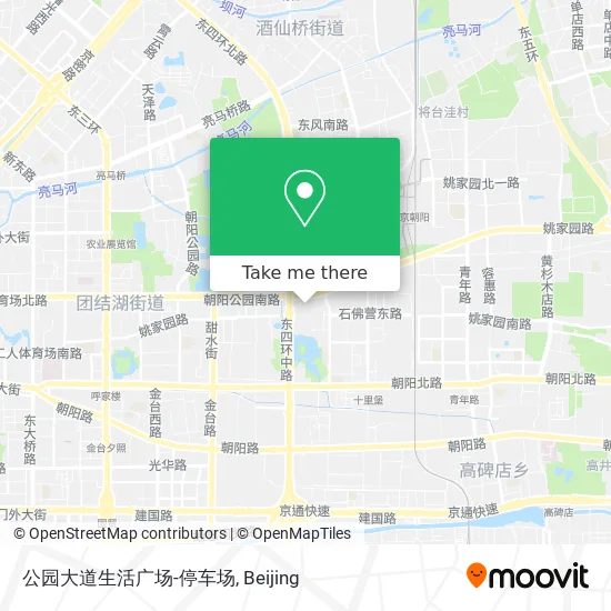 公园大道生活广场-停车场 map