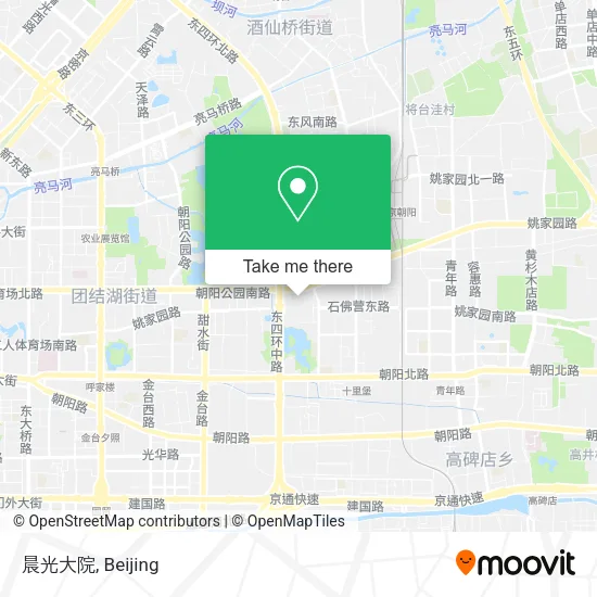 晨光大院 map