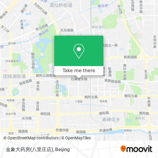 金象大药房(八里庄店) map