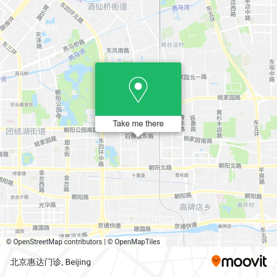 北京惠达门诊 map