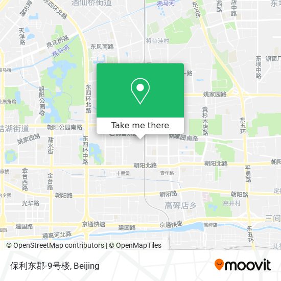 保利东郡-9号楼 map