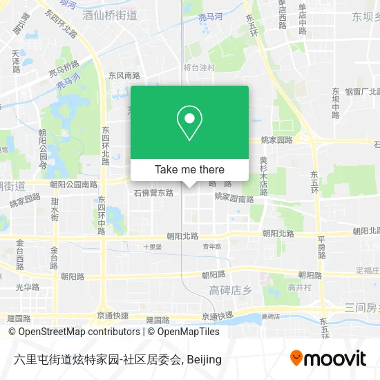 六里屯街道炫特家园-社区居委会 map
