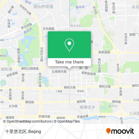 十里堡北区 map