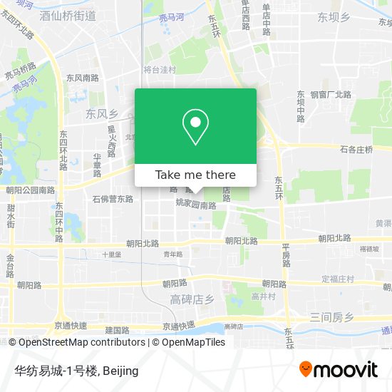 华纺易城-1号楼 map