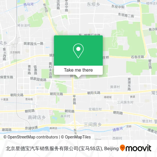 北京星德宝汽车销售服务有限公司(宝马5S店) map