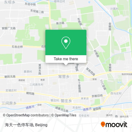 海天一色停车场 map