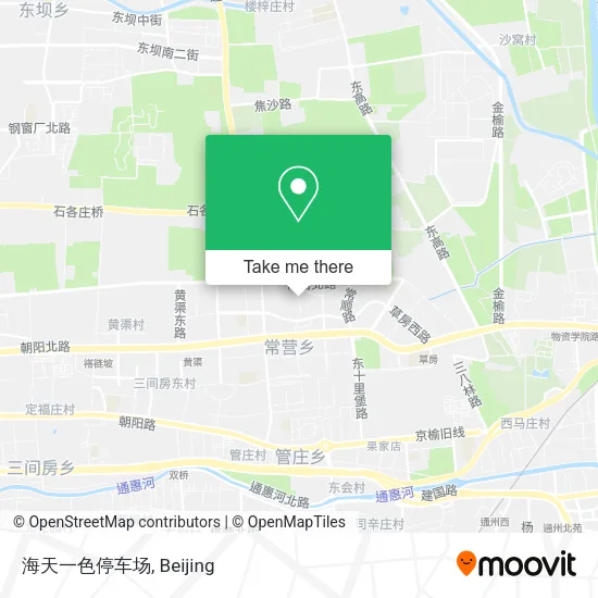 海天一色停车场 map