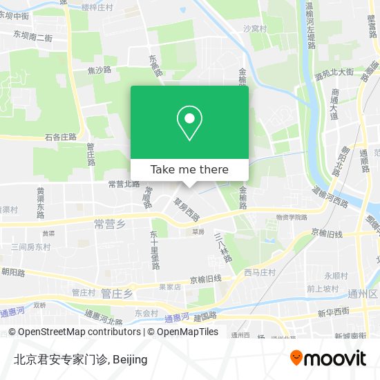 北京君安专家门诊 map