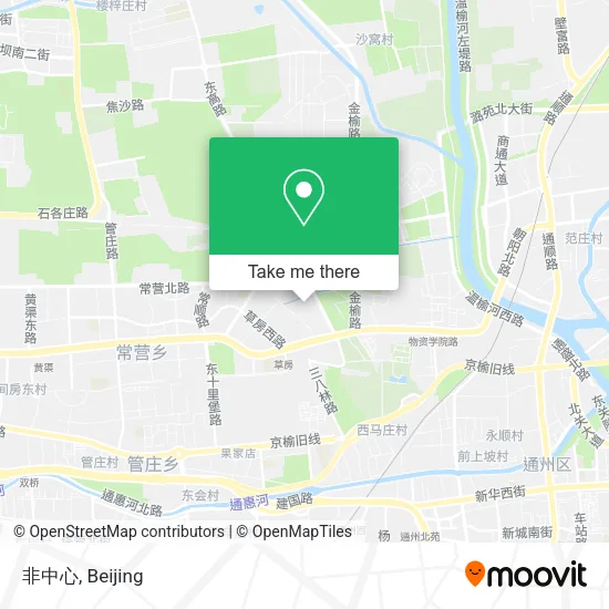 非中心 map