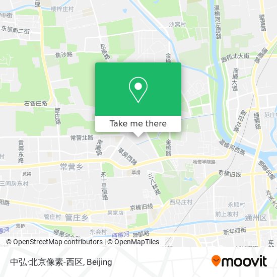 中弘·北京像素-西区 map
