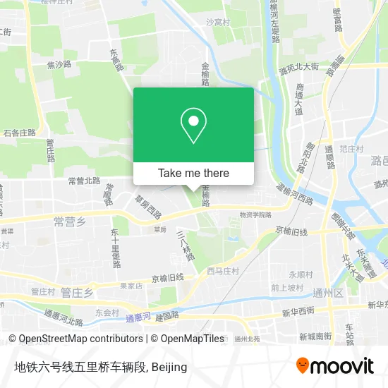 地铁六号线五里桥车辆段 map