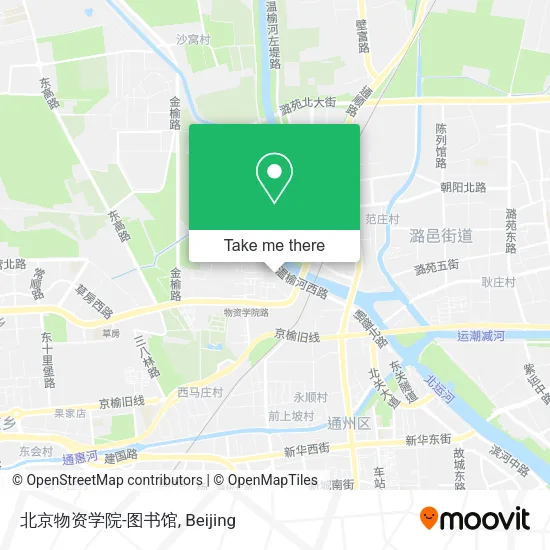 北京物资学院-图书馆 map