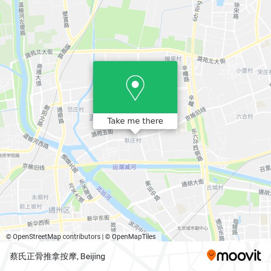 蔡氏正骨推拿按摩 map