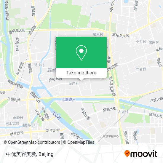中优美容美发 map