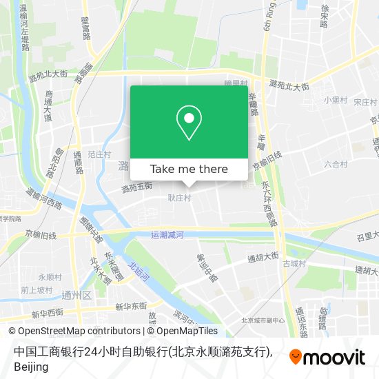 中国工商银行24小时自助银行(北京永顺潞苑支行) map