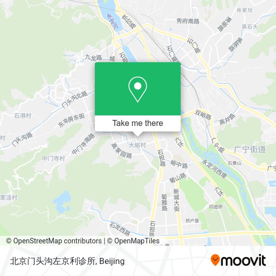 北京门头沟左京利诊所 map