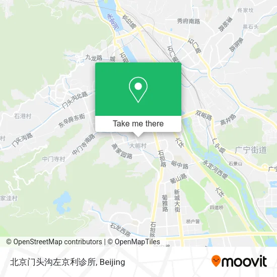 北京门头沟左京利诊所 map