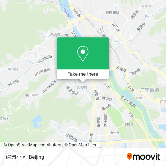 峪园小区 map