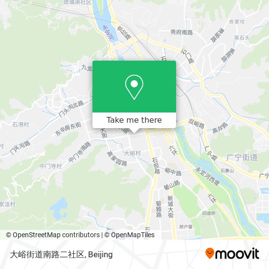 大峪街道南路二社区 map