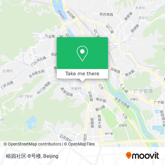 峪园社区-8号楼 map