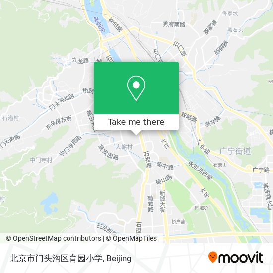 北京市门头沟区育园小学 map