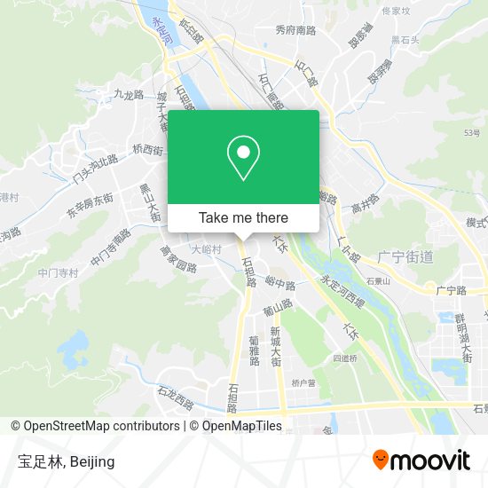 宝足林 map