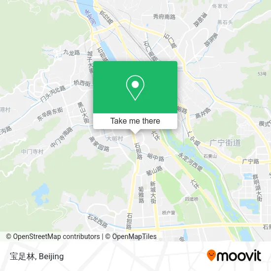 宝足林 map
