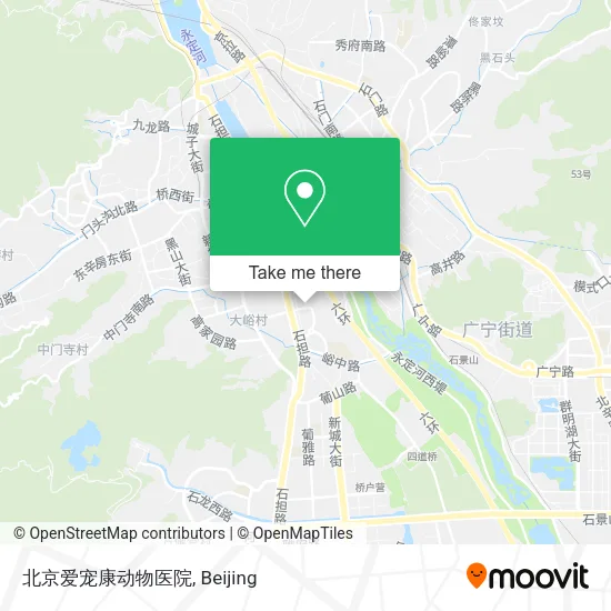 北京爱宠康动物医院 map