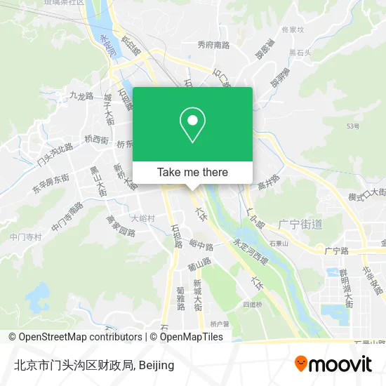 北京市门头沟区财政局 map