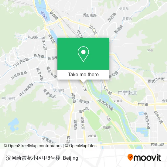 滨河绮霞苑小区甲8号楼 map