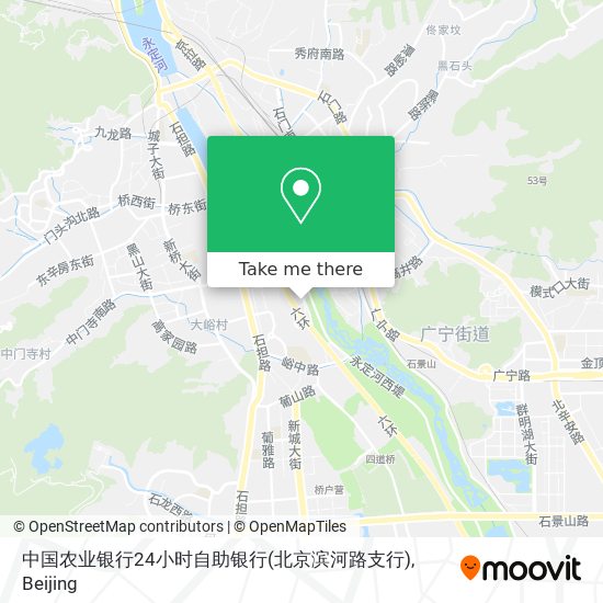 中国农业银行24小时自助银行(北京滨河路支行) map
