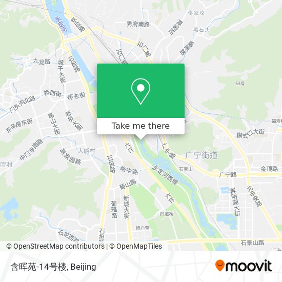 含晖苑-14号楼 map