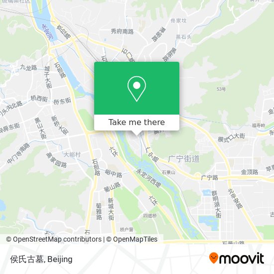 侯氏古墓 map
