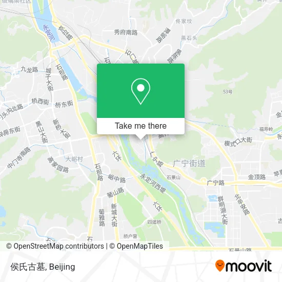 侯氏古墓 map