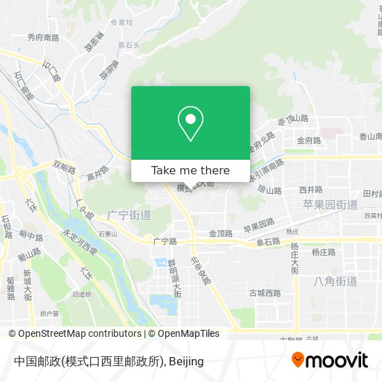 中国邮政(模式口西里邮政所) map