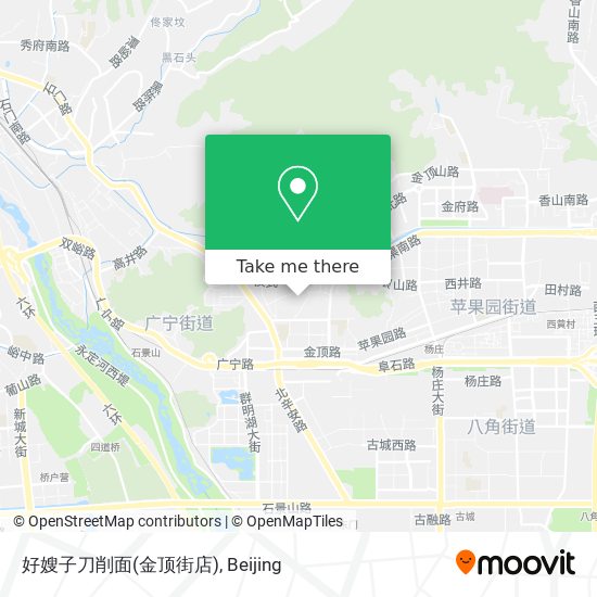 好嫂子刀削面(金顶街店) map