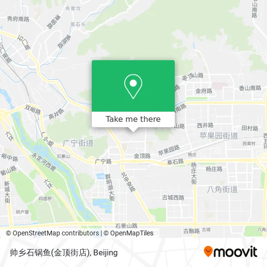 帅乡石锅鱼(金顶街店) map
