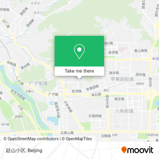赵山小区 map