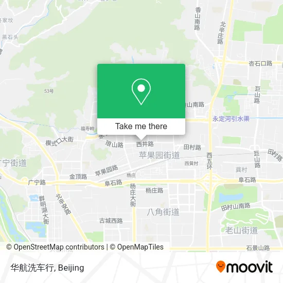 华航洗车行 map