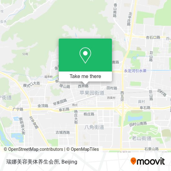 瑞娜美容美体养生会所 map