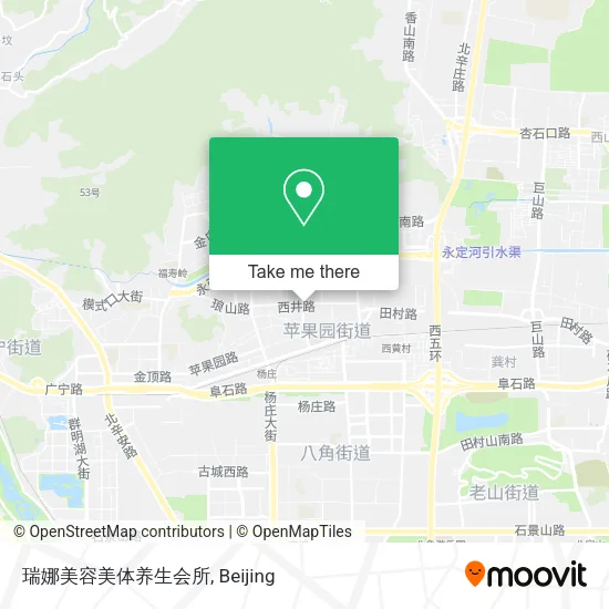 瑞娜美容美体养生会所 map